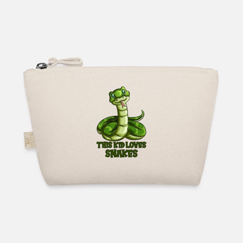 Kind Schlangenoutfit Schlangen Snake Natter Python Bio-Täschchen