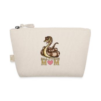 Schlange Liebhaber Schlange Reptil Ball Python Mom - Bio-Täschchen - Natur - Vorne