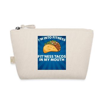 I'm into fitness - fitness tacos in my mouth - Organic Pouch - nature - Front