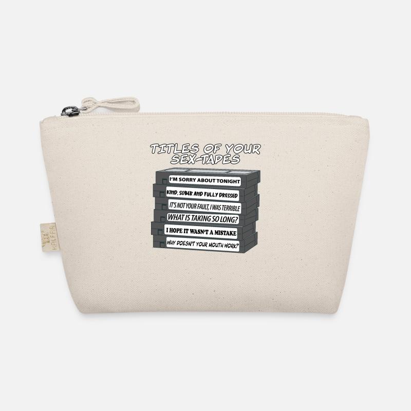 Titre de votre sextape drôle de conception de cassette VHS Trousse biologique