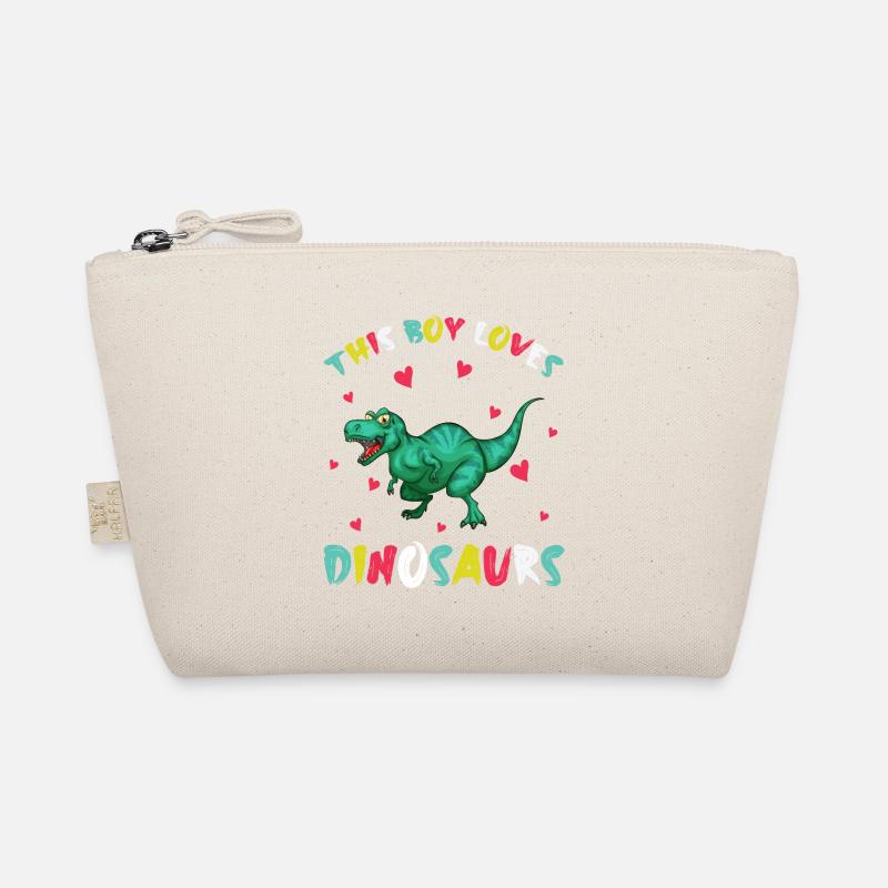 Dino Dinosaurier T-Rex Boy Junge Geschenk Bio-Täschchen