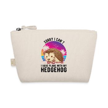 Hedgehog Liehbaber spiny organ - Organic Pouch - nature - Front