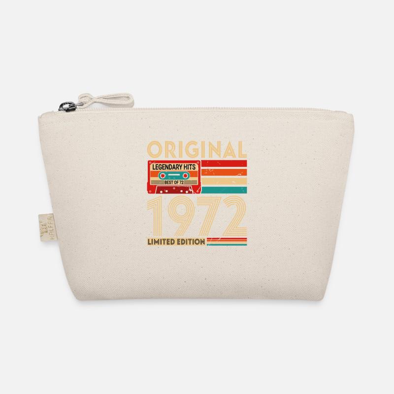 Vintage Original 1972 Birthday Gift Idea Organic Pouch