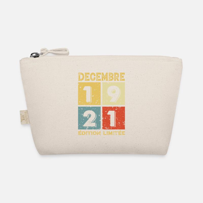 Vintage Geburtstagsgeschenkidee Dezember 1921 Bio-Täschchen