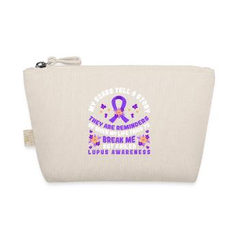 My Scars Tell A Story Lupus Awarenss Ribbon - Bio-Täschchen - Natur - Vorne