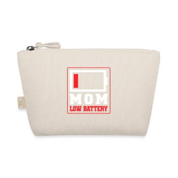 Mom Low Battery Mama Mothers Day - Bio-Täschchen - Natur - Vorne