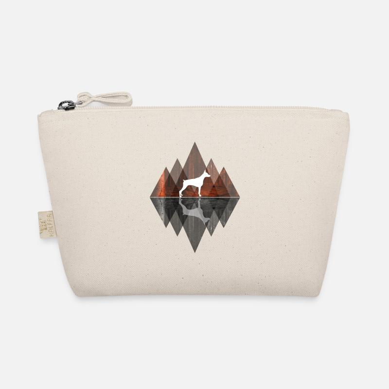 Doberman Abstract - Geometry Dog Lover Dog Organic Pouch