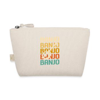 Retro Vintage Classic Banjo Instrument Banjoist - Trousse biologique - nature - Devant