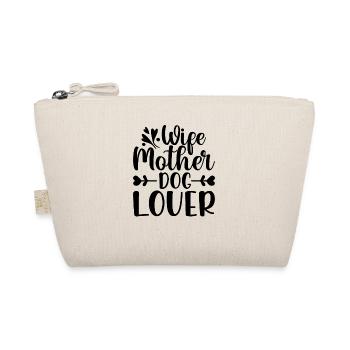 Wife Mother Dog Lover - Organic Pouch - nature - Front