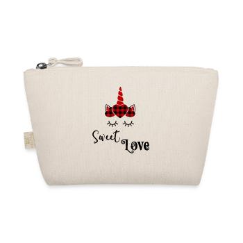Douce Licorne d’amour - Trousse biologique - nature - Devant