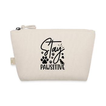 Stay pawsitive - Organic Pouch - nature - Front