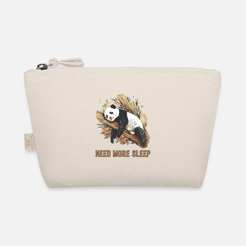 Pyjama drôle de panda endormi Trousse biologique