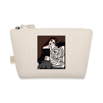 Cubism Art Goth Girls with a Painting in - Organic Pouch - nature - Front