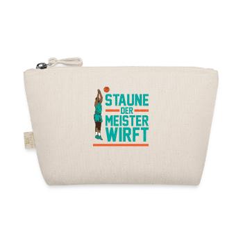 staune Basketball Meister Versenkt Korb Herren - Bio-Täschchen - Natur - Vorne