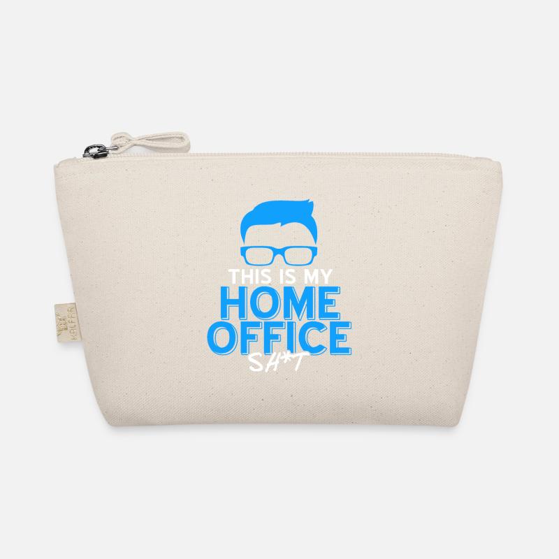 C’est mon bureau à domicile SH * T Drôles de conceptions rétro Trousse biologique