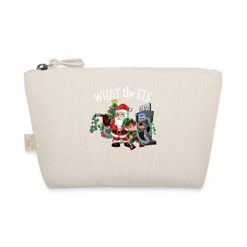 Christmas Expensive Gas - What The Elf Happened to - Organic Pouch - nature - Front