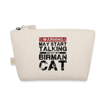 Speaking of Burmese cat - Organic Pouch - nature - Front