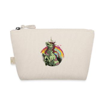 Zombie Unicorn Halloween Costume Zombie Unicorn - Organic Pouch - nature - Front