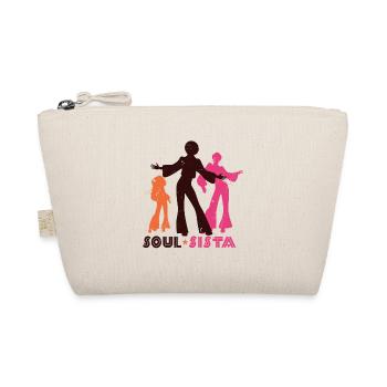 Funk Clothing | Vintage 70er Jahre Kostüm für Soul Musik - Bio-Täschchen - Natur - Vorne