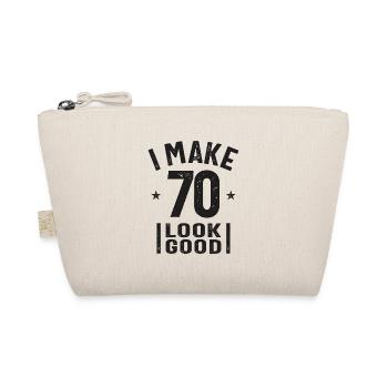 I Make 70 Look Good - 70th Birthday - Organic Pouch - nature - Front