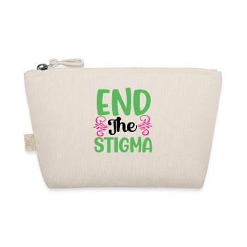 End The Stigma Mental Health Matters Vintage - Organic Pouch - nature - Front