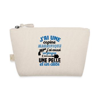 J'ai une Copine Magnifique - Flingue, Pelle, Alibi - Trousse biologique - nature - Devant