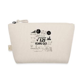Square Root of 121 Math Nerd 11th Birthday - Organic Pouch - nature - Front