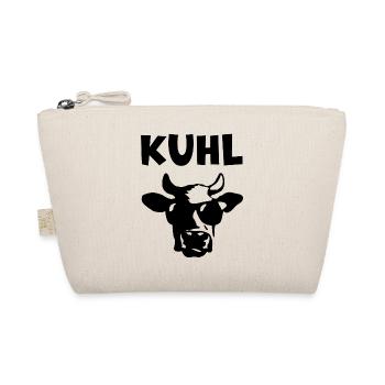 Kuh Kuhl Coole Kuh mit Sonnenbrille Lustig - Bio-Täschchen - Natur - Vorne