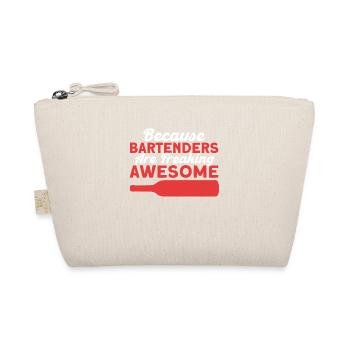 Bartender Gift Mixologist Saying Bar - Organic Pouch - nature - Front