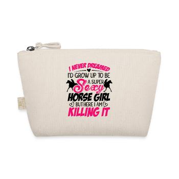 I Never Dreamed I'd Grow Up Top Be A Horse Girl Eq - Bio-Täschchen - Natur - Vorne