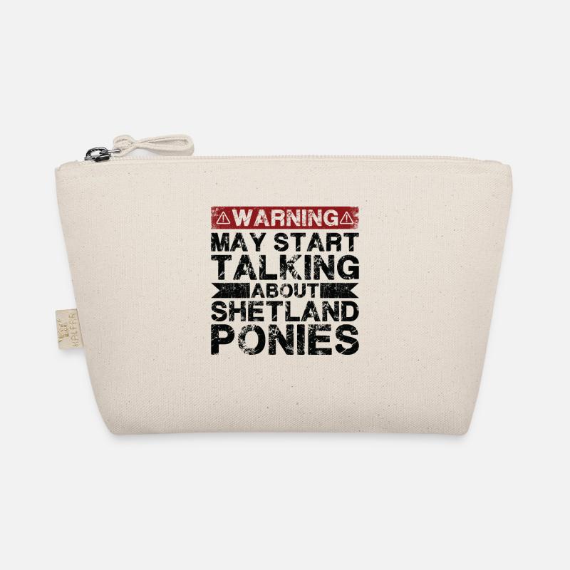 Über Shetlandponys Sprechen Bio-Täschchen