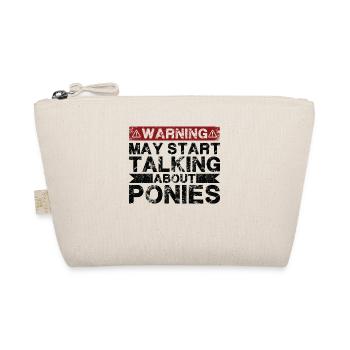 Speaking of ponies - Organic Pouch - nature - Front