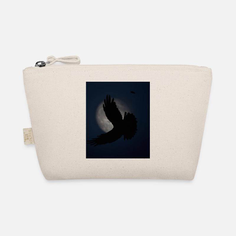 Goth Aesthetic Schatten Eines Raubvogels Bio-Täschchen