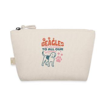drôle de beagle disant pour les amoureux des chiens - Trousse biologique - nature - Devant