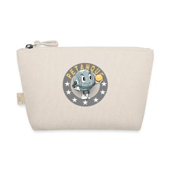 Petanque Petanque Geschenke für einen Petanque - Bio-Täschchen - Natur - Vorne
