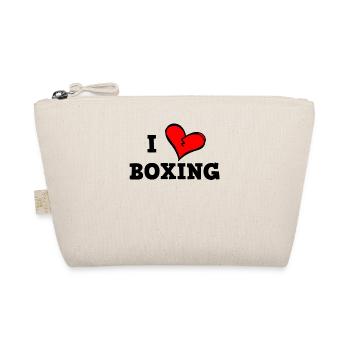 I love boxing - Organic Pouch - nature - Front