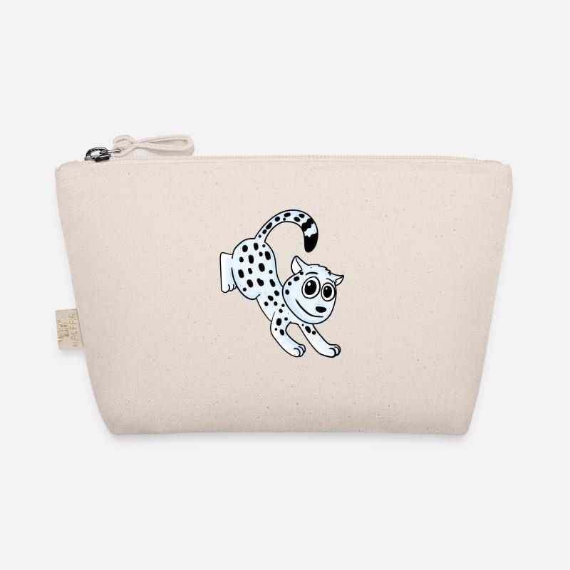 Snow Leopard Leopard Organic Pouch