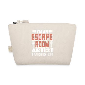 I'm An Escape Room Artist No Puzzle Is Impossible - Organic Pouch - nature - Front