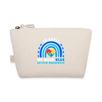 In April We Wear Blue Autism Awareness - Bio-Täschchen - Natur - Vorne