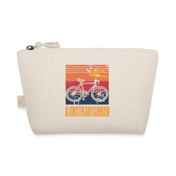 KUNSTRADFAHREN Cool Retro Vintage Art Cycling - Organic Pouch - nature - Front