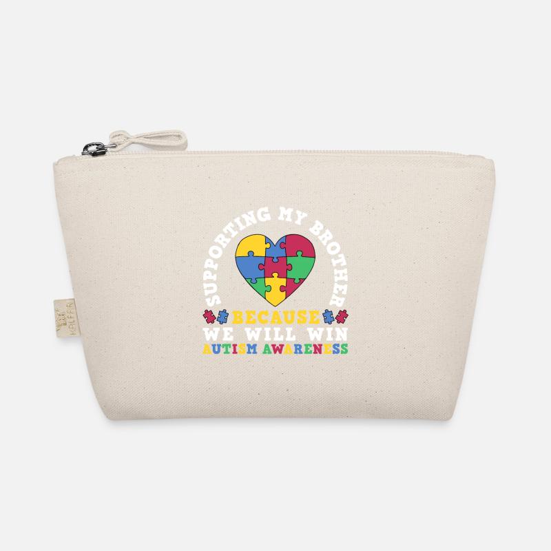 Support My Brother Because We Will Win Autism Bio-Täschchen