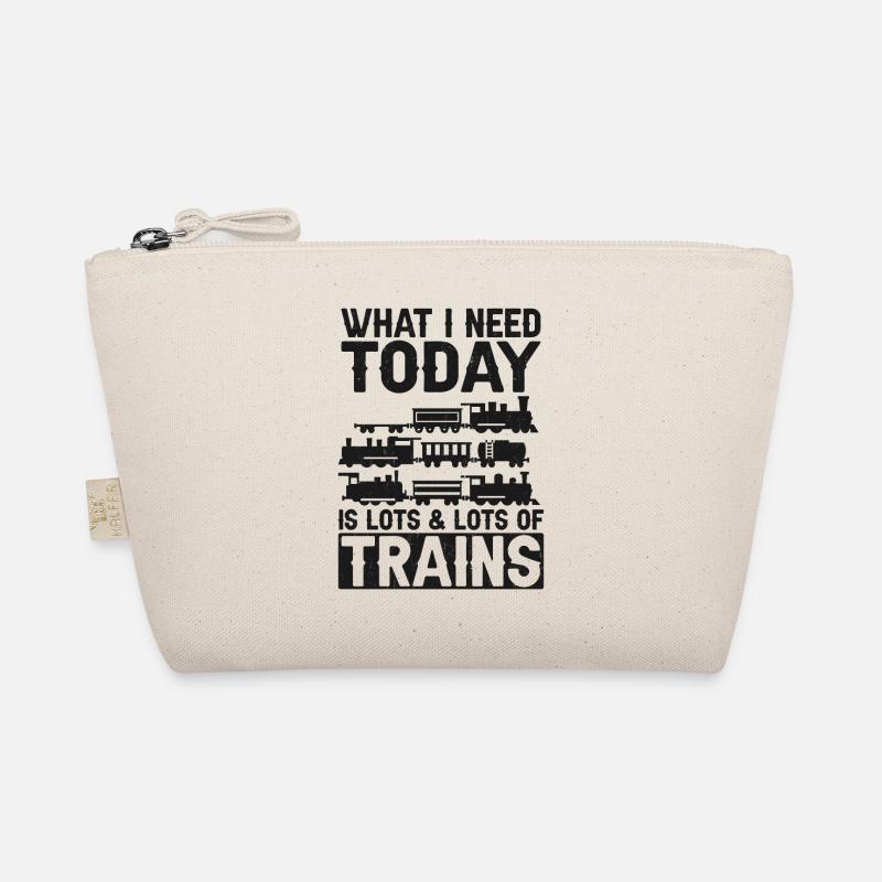 Steam Train Driver Trainspotting Organic Pouch