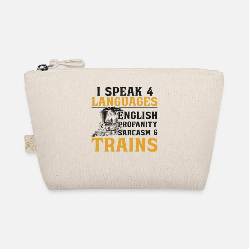 Steam Train Driver Trainspotting Organic Pouch