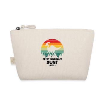 Crest Dinosaur Aunt for Parasaurolophus - Organic Pouch - nature - Front