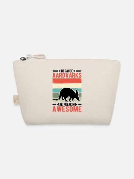 Because Aardvarks are freaking awesome aardvark - Organic Pouch - nature - Front