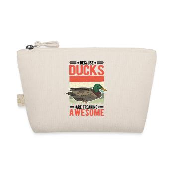 Duck Gift Duck Breeder - Organic Pouch - nature - Front