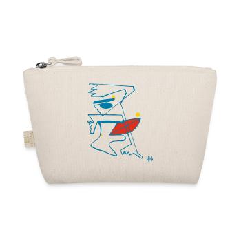 Drawing Line Art Illustration Mrs. Bunt - Organic Pouch - nature - Front