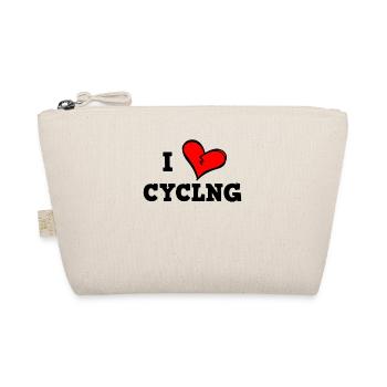 I love cycling - Organic Pouch - nature - Front