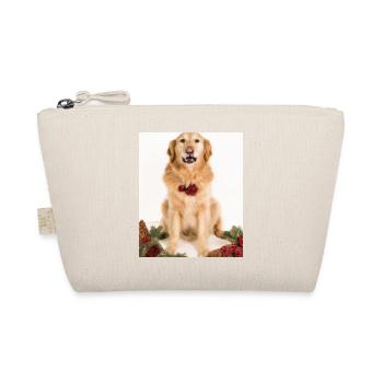 Christmas Dogs Golden Retriever Advent Wreath - Organic Pouch - nature - Front