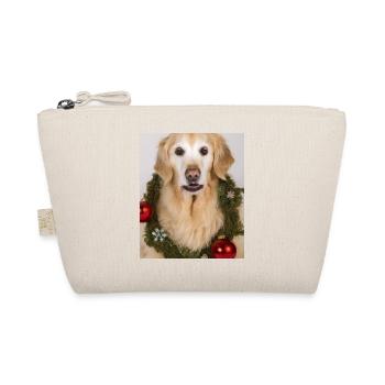 Christmas Dogs Golden Retriever Advent Wreath - Organic Pouch - nature - Front